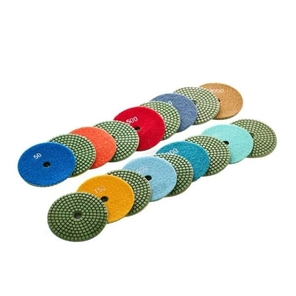 4-inch 10cm granite marble exclusive water grinding disc polishing pad - Image 2