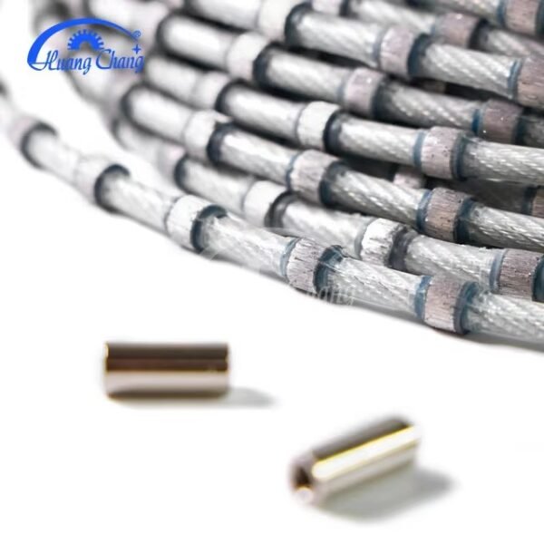 Huangchang D12.1mm Long Life And Durable With Rubber Diamond Wire Saw For Stone Cutting - Image 5