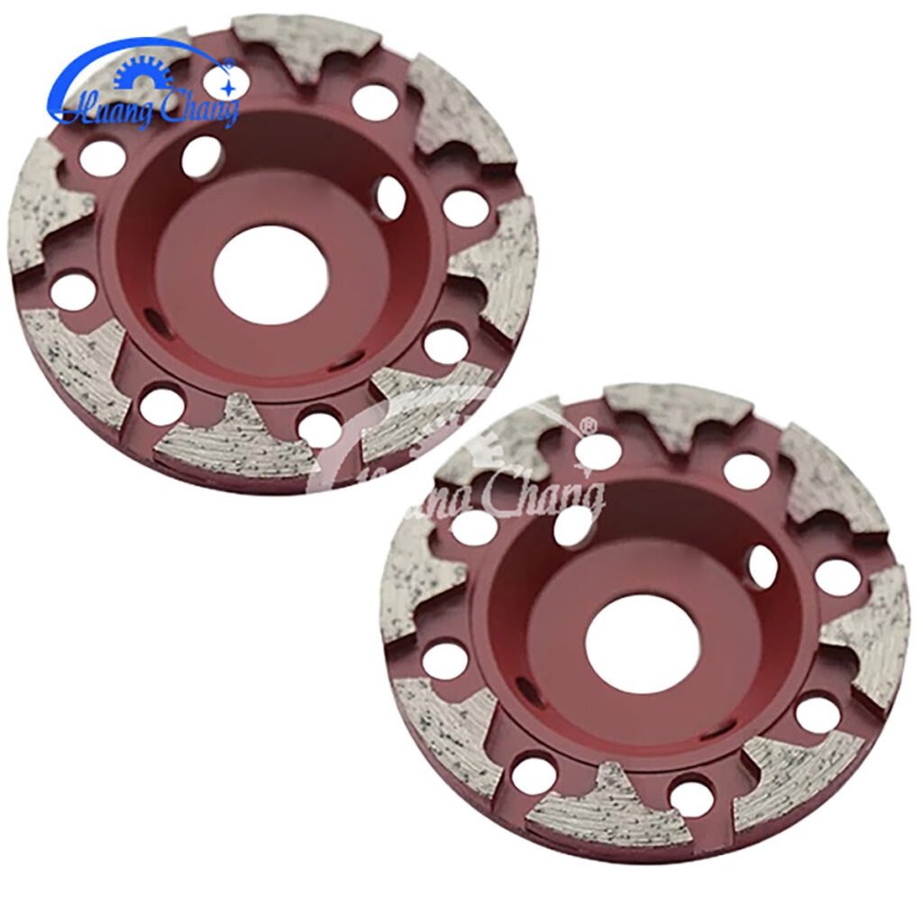 5 inch 7 inch t segment concrete cement floor diamond grinding disc cup wheel