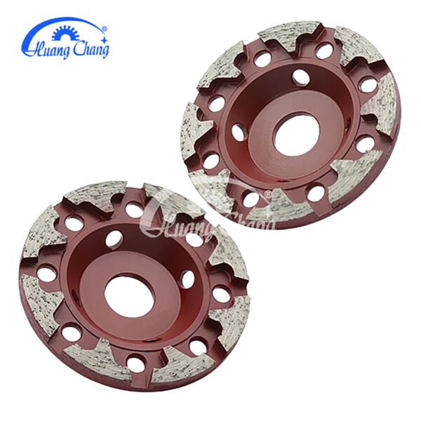 5 inch 7 inch t segment concrete cement floor diamond grinding disc cup wheel