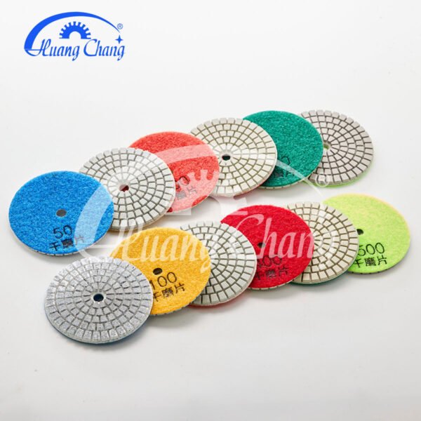 4 inch granite/marble diamond polishing pads hc spp 0012