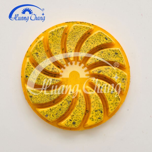 4/5/6 inch turbo granite/marble diamond polishing pads hc spp 0013