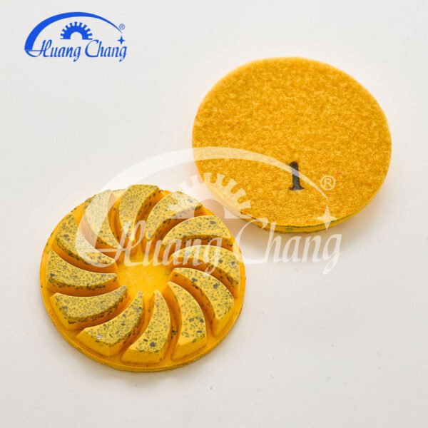 4/5/6 inch turbo granite/marble diamond polishing pads hc spp 0013