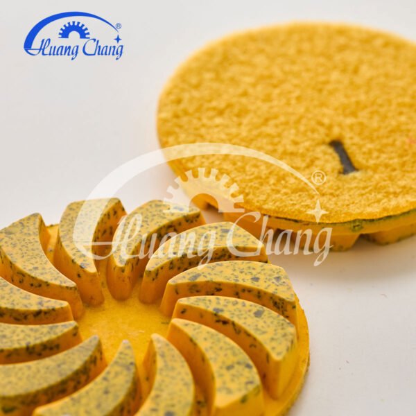 4/5/6 inch turbo granite/marble diamond polishing pads hc spp 0013