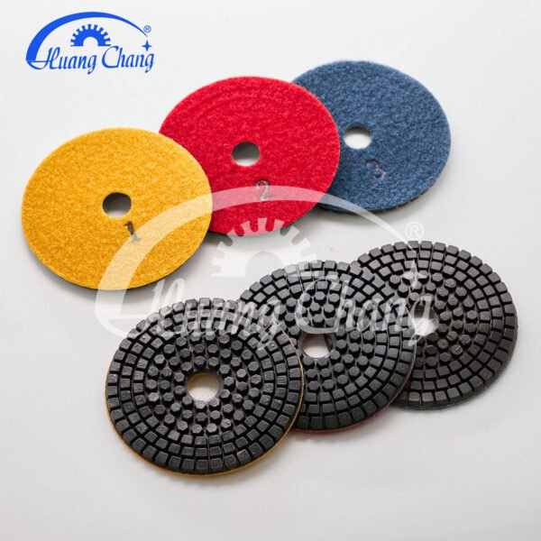 3inch wet stone diamond polishing pads for granite/marble hc spp 0001 3