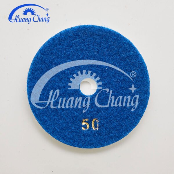 150mm white diamond polishing pads granite HC-SPP-0008-6