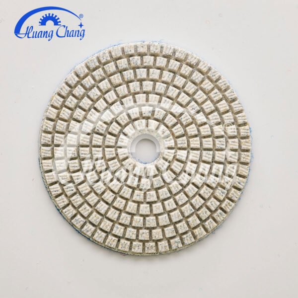 100mm white diamond polishing pads granite hc spp 0008