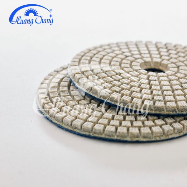 100mm white diamond polishing pads granite hc spp 0008