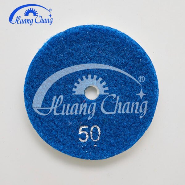 6inch white wet stone diamond polishing pads for granite/marble hc spp 0003 6