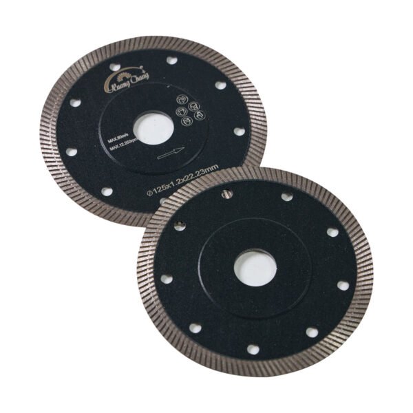 22.23mm turbo diamond silencer saw blade for tile marble granite