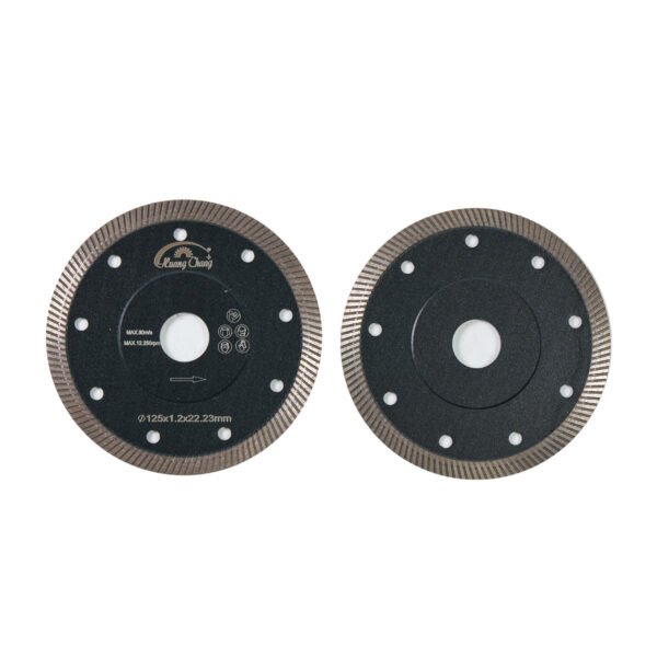 22.23mm turbo diamond silencer saw blade for tile marble granite