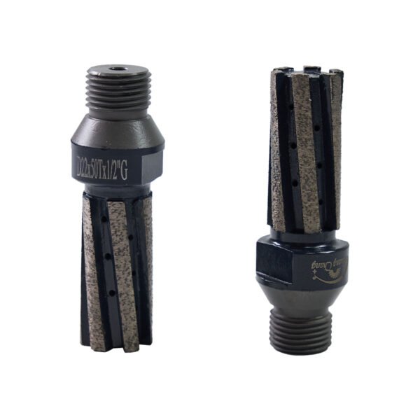 cnc diamond finger bits for granite, 1/2″ gas thread