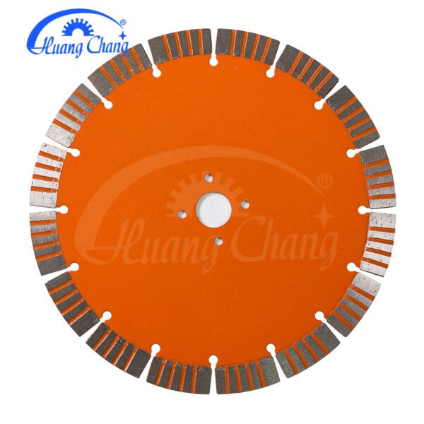 orange diamond segmented saw blade concrete brick masonry stone cutting disc